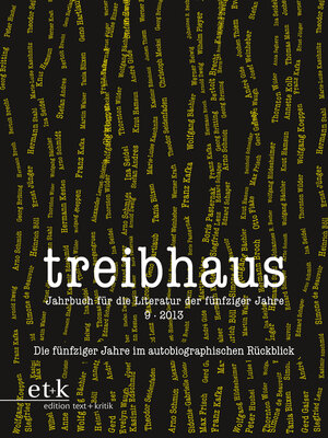 cover image of Die fünfziger Jahre im autobiographischen Rückblick